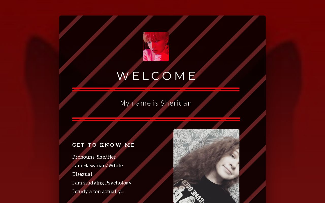 Carrd profile picture for @sheridan